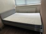 Ikea bed 140x200, Huis en Inrichting, Slaapkamer | Bedden, Ophalen, Blauw, 140 cm, Zo goed als nieuw