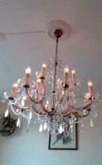 Grote kristallen maria theresa kroonluchter 12 lampen, Ophalen of Verzenden, Zo goed als nieuw