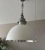 Mooie witte industriële hanglamp, Huis en Inrichting, Lampen | Hanglampen, Ophalen, Zo goed als nieuw, Minder dan 50 cm