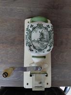 Mooie koffiemolen met Delfts blauw motief, Ophalen of Verzenden, Gebruikt