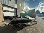 Polymore boot met 8 pk 4 takt motor en aanhanger, Ophalen, Gebruikt, Minder dan 10 pk, Snelvarend