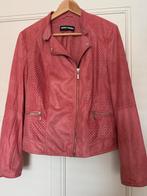 Gerry Weber Suède Look Biker Jasje - Maat 42, Ophalen of Verzenden, Zo goed als nieuw, Maat 42/44 (L), Roze