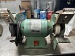 Ferm dubbele slijpsteen, Ophalen of Verzenden, Gebruikt, Minder dan 700 watt, Werkbankslijpmachine