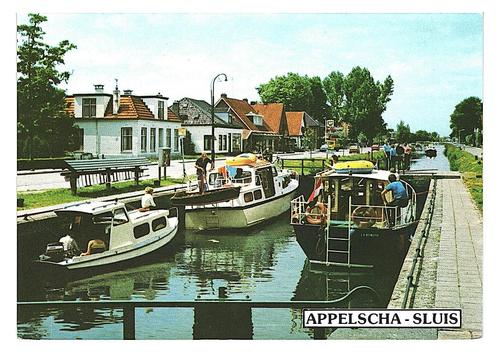34448	Appelscha	Friesland	1979 sluis	Nette oude kaart Onbesc, Verzamelen, Ansichtkaarten | Nederland, Ongelopen, Friesland, 1960 tot 1980