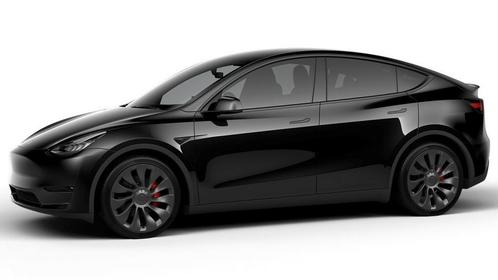 Tesla Model Y Performance 2022 Zwart, Auto's, Tesla, Particulier, Model Y, Elektrisch, SUV of Terreinwagen, Automaat, Geïmporteerd