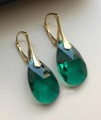 Oorbellen Swarovski NIEUW goud zilver ketting parel ring, Met kristal, Hangers, Nieuw, Ophalen of Verzenden