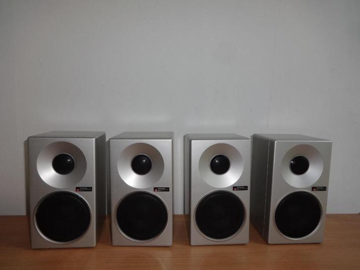 4x Technics SB-F1 Linear Phase Speaker System, Audio, Tv en Foto, Luidsprekers, Zo goed als nieuw, Front, Rear of Stereo speakers