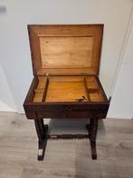 Antiek naaikastje, Ophalen, Gebruikt