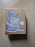 Tatty Teddy/Me to You houten stempel met hoed 7,5x6cm, Verzamelen, Beren en Cherished Teddies, Ophalen of Verzenden, Nieuw, Overige typen