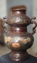 Japanse Cloisonné Vaas - 28 cm, Ophalen of Verzenden