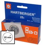 Zelfklevende Hartberger munthouders 25mm (25 stuks), Postzegels en Munten, Munten en Bankbiljetten | Toebehoren, Ophalen of Verzenden