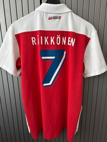 ZGAN: Ferrari shirt Kimi Raikkonen maat M beschikbaar voor biedingen