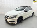 Mercedes-Benz A-klasse 200 AMG NIGHT PANO CAM H&K LEER, Auto's, Mercedes-Benz, Gebruikt, Wit, 1595 cc, Bedrijf