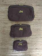 Vintage bordeaux rode dames clutches 3-delig ‘’Charli’’, Sieraden, Tassen en Uiterlijk, Tassen | Damestassen, Ophalen of Verzenden