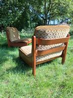 Vintage design fauteuil midcentury modern bankje, Ophalen of Verzenden