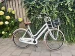 Raleigh transparantfiets wit met krat, Ophalen, Versnellingen, Batavus, Zo goed als nieuw