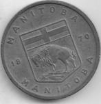 penning  Manitoba - Canada ( met datum 1870 ), Postzegels en Munten, Munten | Amerika, Ophalen of Verzenden, Losse munt, Noord-Amerika