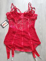 Sexy rood jarretel setje van Leg Avenue Maat L, Kleding | Dames, Verzenden