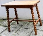 Stevige vintage houten krukje plantentafeltje, Huis en Inrichting, Krukjes, Ophalen