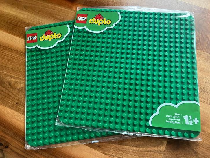 Duplo (Lego) grondplaat (2x), Kinderen en Baby's, Speelgoed | Duplo en Lego, Nieuw, Duplo, Complete set, Ophalen of Verzenden