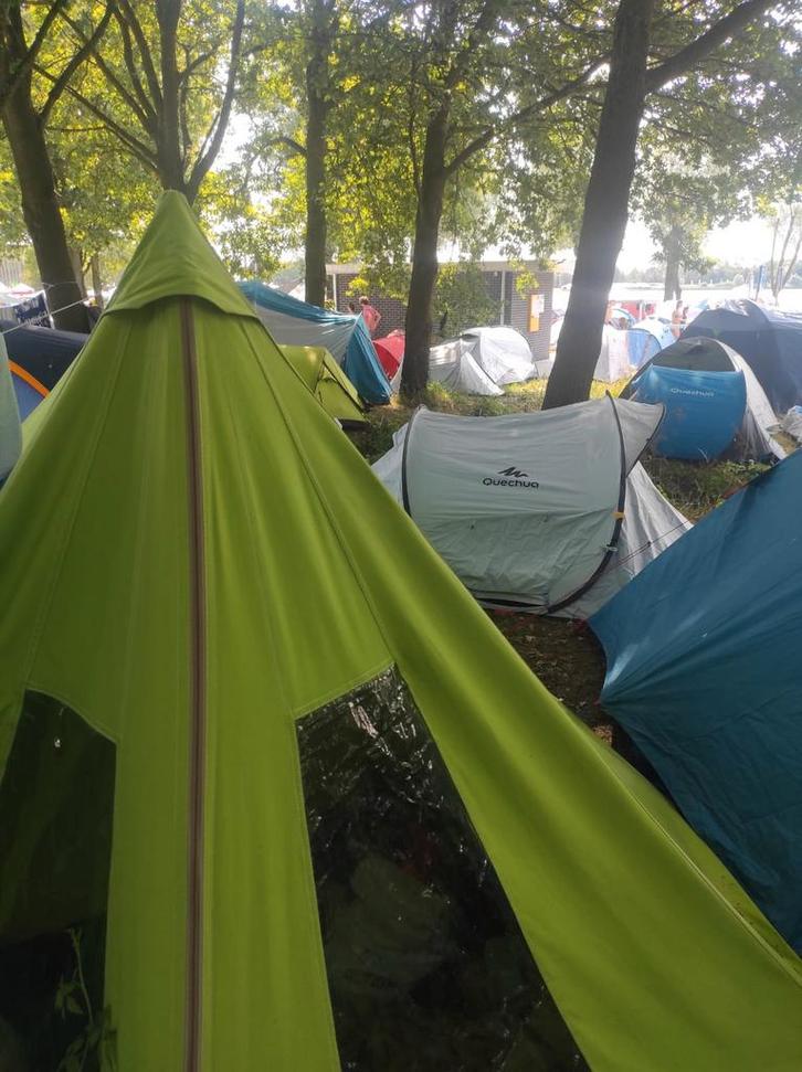 Vintage Katoenen 3-persoonstent 'Fiona', Caravans en Kamperen, Tenten, Ophalen