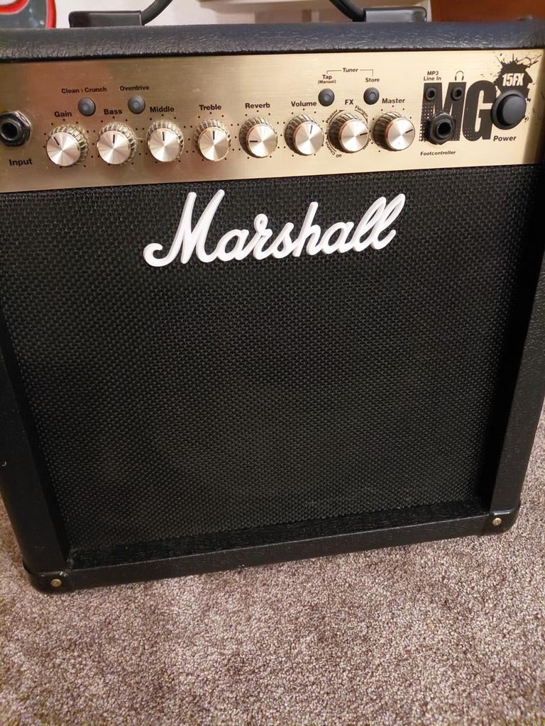 Marshall 15FX Gitaar versterker., Muziek en Instrumenten, Versterkers | Bas en Gitaar, Ophalen, Zo goed als nieuw, Minder dan 50 watt