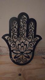 Hand van Fatima Wanddecoratie - Zwart Staal 60x44cm, Ophalen of Verzenden, Nieuw