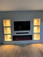 Cinewall, TV kast, Sfeerhaard & Renovatie – Klaar in 1 dag!, Huis en Inrichting, Ophalen, Zo goed als nieuw, Inbouwhaard, Elektrische haard