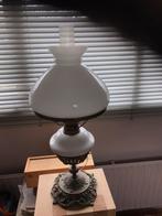 Leuke tafellamp met melkglas kap, Minder dan 50 cm, Jaren 50, Gebruikt, Verzenden