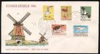 Nederland FDC E47 Zonder Adres, Vogels Zomerzegels 1961, Ophalen of Verzenden, Onbeschreven, Nederland