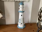Vuurtoren hout maritiem decoratie, Ophalen of Verzenden