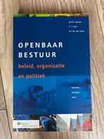 Openbaar Bestuur - Beleid, Organisatie en Politiek, Ophalen of Verzenden, Zo goed als nieuw, Politiek en Staatkunde, Nederland
