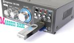 Karaoke versterker,Amplifier,USB,SD, MP3 en FM radio,AV-360, Versterker of Tuner, Nieuw, Fenton, Info@marbeco.nl