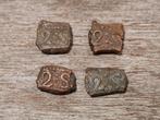 Set 4x 2-stuiver bonk 1810 Nederlands Indië, Ophalen of Verzenden, Vóór koninkrijk, Overige waardes