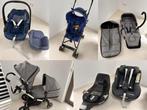 Complete set: kinderwagen, autostoeltje & buggy + toebehoren, Ophalen, Gebruikt, Maxi-Cosi, Verstelbare duwstang