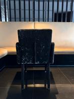 Zwarte Stoffen Stoel Satelliet, Huis en Inrichting, Stoelen, Ophalen, Gebruikt, Zwart, Stof