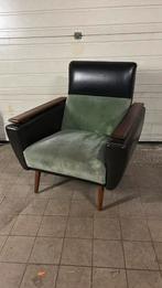 Vintage fauteuil, Ophalen, Gebruikt, Minder dan 75 cm, Stof