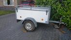 Aanhangwagen dicht met klep en fietsendragers, Ophalen, Gebruikt