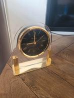 Rochemont Quartz Tafelklok - Gouden Accent, Ophalen of Verzenden, Gebruikt, Analoog, Wekker of Tafelklok