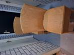 2x Lloyd Loom stoel, Huis en Inrichting, Stoelen, Ophalen of Verzenden, Gebruikt, Bruin, Twee