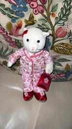 Zeer unieke vintage jellycat knuffel kat in pyjama, Ophalen of Verzenden, Zo goed als nieuw, Poes