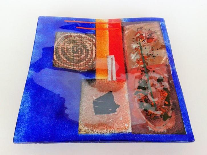Schaal Artglass Anactacia Konstantinopoulou, Antiek en Kunst, Antiek | Glas en Kristal, Ophalen of Verzenden