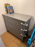 Ikea Hemnes 3 ladekast grijs, Kinderen en Baby's, Kinderkamer | Commodes en Kasten, Ophalen, Gebruikt, 50 tot 70 cm, 100 cm of meer