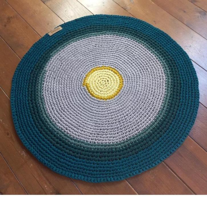 Vloerkleed gehaakt Zpagetti op maat @DOC61, Huis en Inrichting, Stoffering | Tapijten en Kleden, Nieuw, 150 tot 200 cm, 200 cm of meer