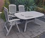 Praktisch tuinset kunststof, Tuin en Terras, Tuinsets en Loungesets, Ophalen of Verzenden, Gebruikt, Kunststof
