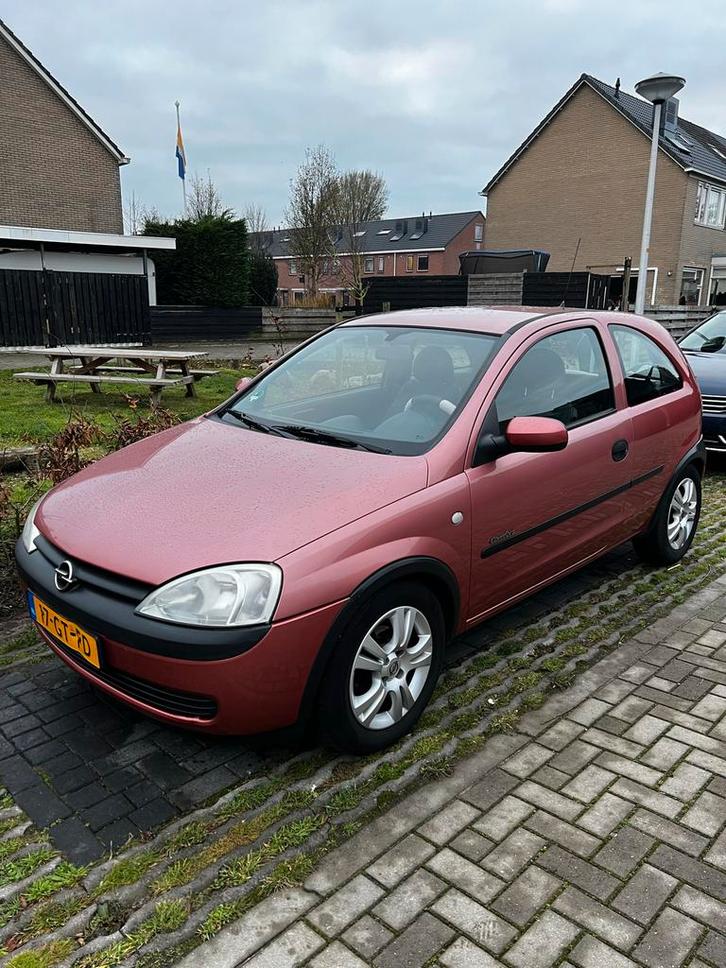 Opel Corsa 1.2 16V 3D 2001 Rood, Auto's, Opel, Particulier, Corsa, Benzine, C, Hatchback, Handgeschakeld, Origineel Nederlands