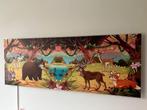 Schilderij dieren voor kinderkamer, Ophalen, Zo goed als nieuw, Schilderij, 100 tot 125 cm