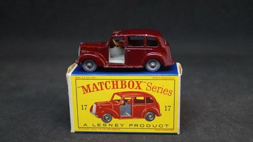 Prachtige Lesney no 17 Austin Taxi SPW, D-Box, Matchbox 1960, Hobby en Vrije tijd, Modelauto's | Overige schalen, Zo goed als nieuw