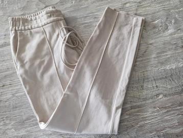 YAYA BROEK beige creme 36 rits elastische tailleband stretch beschikbaar voor biedingen