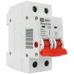 Emat Hoofdschakelaar 1 fase 2P 40A - Groepenkast component, Doe-het-zelf en Verbouw, Elektra en Kabels, Ophalen of Verzenden, Nieuw